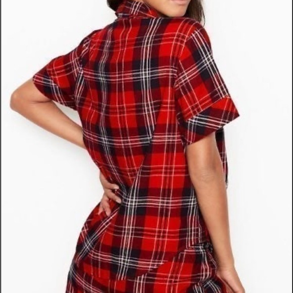 Set Red Plaid Pajama SET - Picture 4 of 5